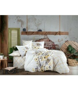 Lenjerie Pat 2 Persoane Hobby Yellow